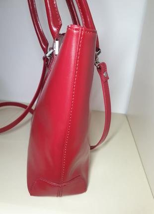 Сумка кожанная varese оригинал италия сумка тоут натуральная кожа5 фото
