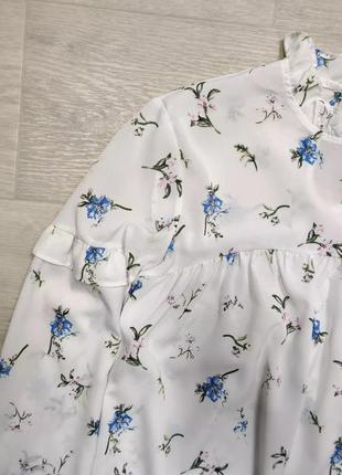 Блуза в цветы2 фото