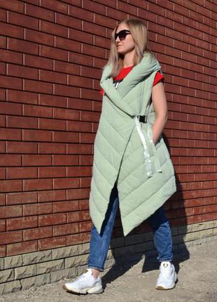 Шикарная батальная жилетка италия люкс качество