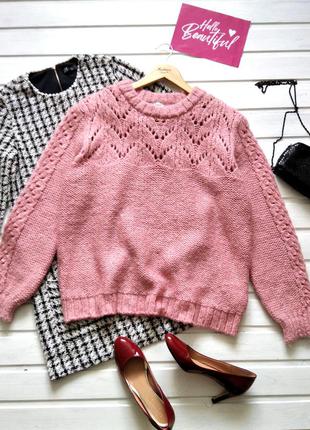 Вязаный свитер  pimkie в составе шерсть, мохер