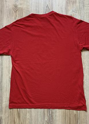Мужская винтажная хлопковая футболка мерч с принтом manchester united2 фото