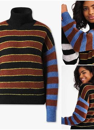 Светр oversize в смужку від clockhouse