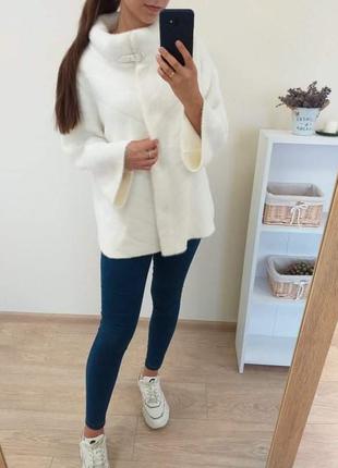 Шубка короткая альпака туречица ☝️☝️☝️2 фото