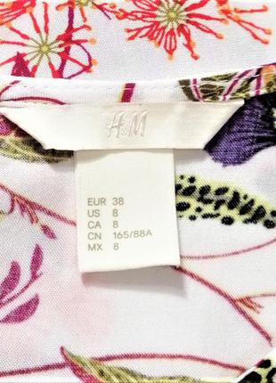 Модное платье h&m, 100% вискоза, размер 8/38 или s/m4 фото