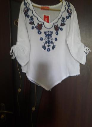 Блузка вышиванка для девочки