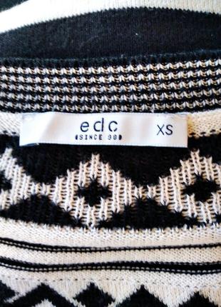 Женский пуловер джемпер в полоску от edc.3 фото