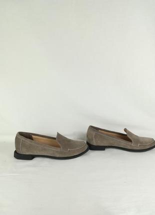 Обувь женская туфли  мокасины замша лоферы4 фото