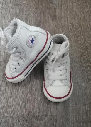 Утепленные конверсы converse all star р. 20, стелька 12см