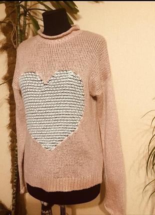 🔥милый🔥 вязаный свитер кофта 2
