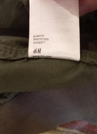 H& m ,куртка без подкладки,бомбер,ветровка защитного цвета,хаки2 фото