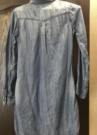 Стильное джинсовое платье рубашка в идеальном состоянии размер s от oasis3 фото