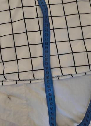 Платье мини с геометрическим принтом, рукава на резинке7 фото