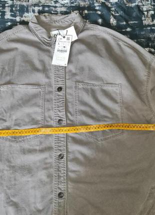 Джинсовая куртка-рубашка zara4 фото