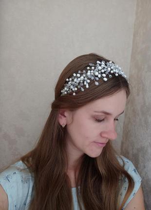 Весільна прикраса для волосся, прикраси для зачіски, весільний гілочка