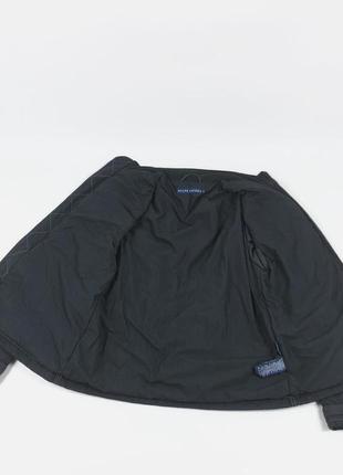 Винтажная чёрная куртка - ветровка polo wax rrl тренч с ремнём с карманами парка карго бомбер пальто6 фото