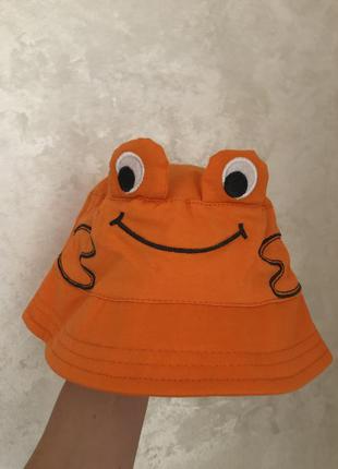 Панама 46 48 краб краби крабик детская кепка панамка хлопок крабом