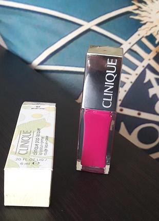 Помада лак для губ оригинал  clinigue pop lacguer lip color