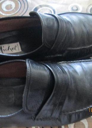Качественные туфли из кожи фирмы мишель