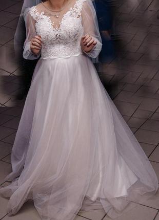 Продам свадебное платье8 фото