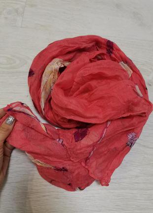 Лёгкий шарф, шаль женская1 фото