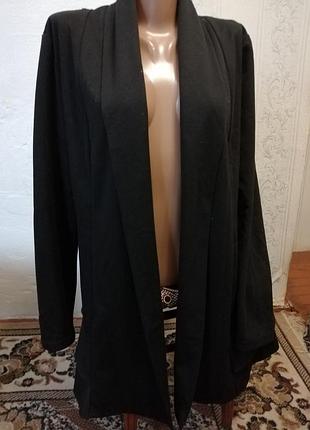 Чёрный, базовый кардиган