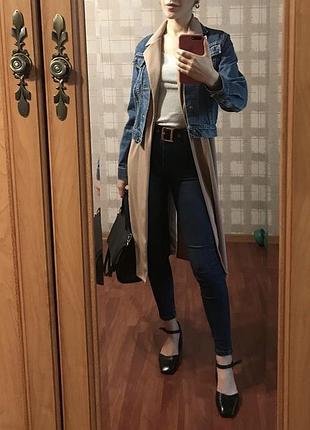 Длинный жилет
