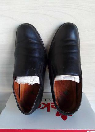 Осенние мужские кожаные  туфли -мокасины 41 р., 41/42 р, 42 р. ( 27,5 - 28 см)7 фото