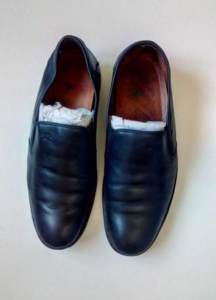 Осенние мужские кожаные  туфли -мокасины 41 р., 41/42 р, 42 р. ( 27,5 - 28 см)2 фото