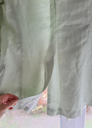Ідеальний піджак приглушеного ментолового кольору бренду babaton3 фото