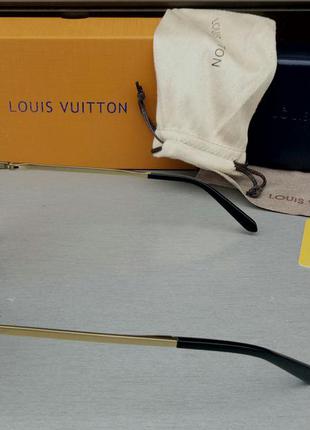 Очки в стиле louis vuitton очки капли унисекс солнцезащитные с логотипом бренда на линзах3 фото