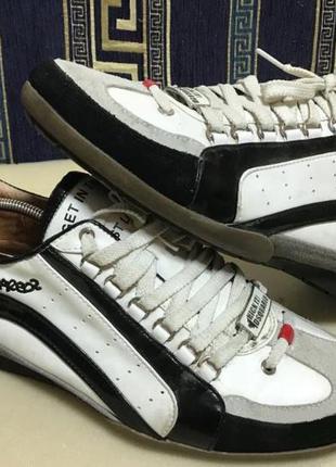 Dsquared2 patent kick it! 1964 low-top sneaker