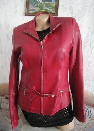 Кожаная натуральная куртка курточка