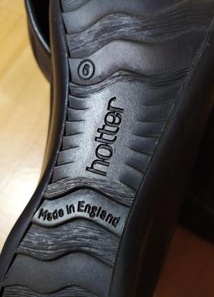 Очень удобные осенние туфли черного цвета. Англия, 6 р, 24,5 см2 фото