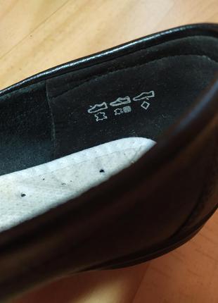 Очень удобные осенние туфли черного цвета. Англия, 6 р, 24,5 см4 фото