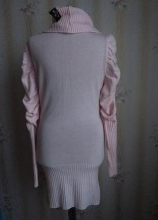 Шикарне в'язана жіноча сукня-туніка sisters point р. m/l - наш 44/462 фото