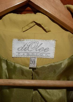 Акція! - 15%🔥 гірчичний жіночий піджак. розмір: xl5 фото