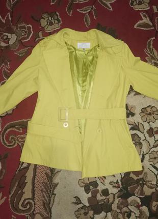 Акція! - 15%🔥 гірчичний жіночий піджак. розмір: xl3 фото