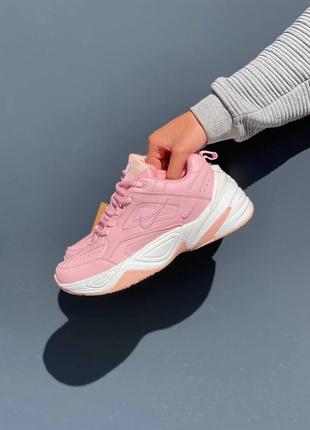 Кросівки найк техно рожеві nike m2k tekno2 фото