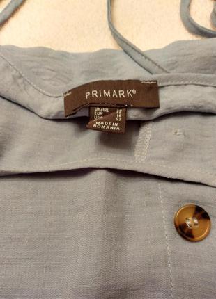 Фактурная блуза маечка голубая на пуговицах большого размера. 20/48/4xl4 фото