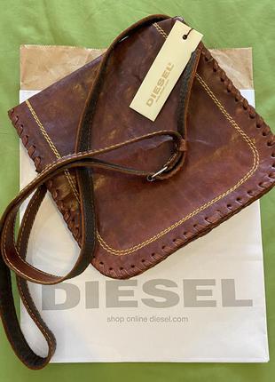 Diesel шкіряна чоловіча сумка