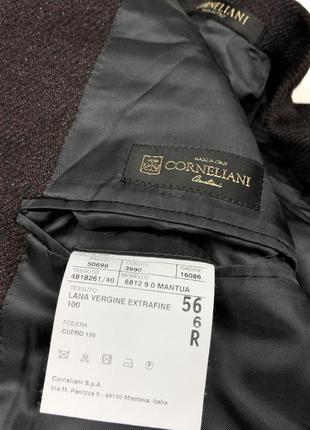 Corneliani 56 вовняної бордовий піджак italy5 фото