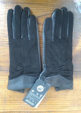 Женские кожаные перчатки2 фото