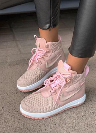 Женские кроссовки nike lunar force 1 duckboot pink скидка sale | жіночі кросівки найк знижка1 фото