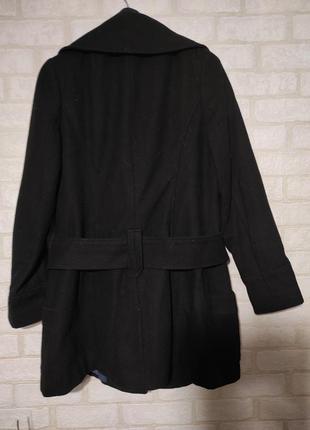 Стильное, демисезонное пальто,  полупальто под пояс, от бренда new look6 фото