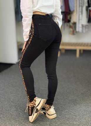 Джинсы bershka 34-36(s) 4