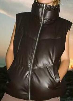 Новая женская жилетка zara xs s zara жіноча куртка