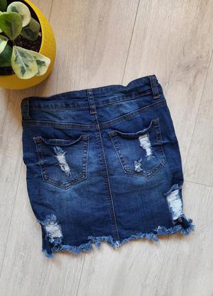 Юбка джинсовая узкая женская одежда сша3 фото