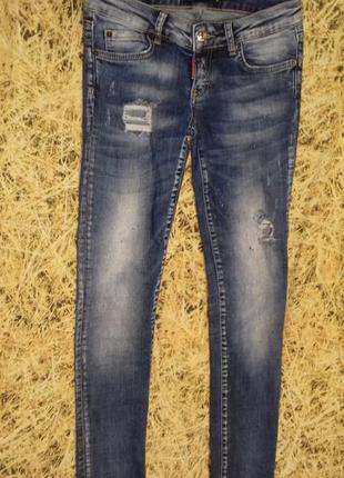 Джинсы скини dsquared2p.27,италия ,оригинал