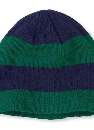Шапка двошарова в смужку