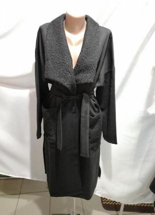 Женская кашемировое пальто карманы букле материал - кашемир, карманы7 фото